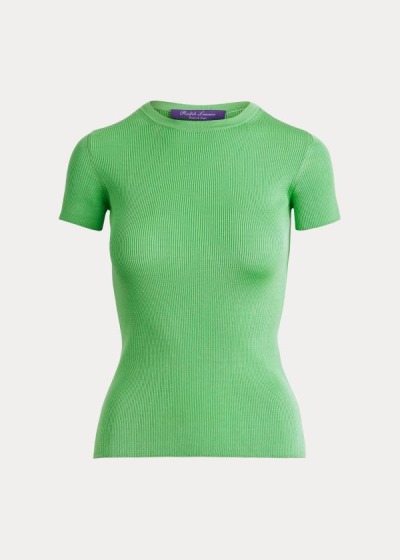 Sueter Ralph Lauren Mujer Verde Menta Verdes - Cashmere Short-Sleeve - LYMPT6293